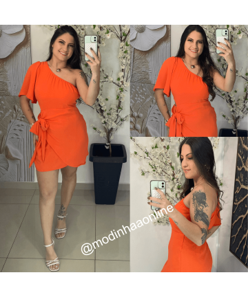 Vestido Linda Laranja